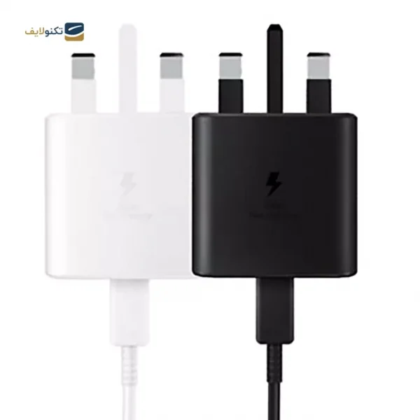 شارژر دیواری سامسونگ 45 وات مدل EP-TA845 سه شاخه اروپا به همراه کابل دو سر تایپ سی - ویتنام - تصویر 2
