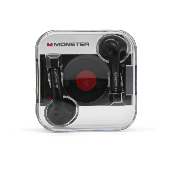 هندسفری گیمینگ بی‌سیم MONSTER مدل AIRMARS XKT01 | ایرباد بلوتوثی با کیس شفاف - تصویر 1