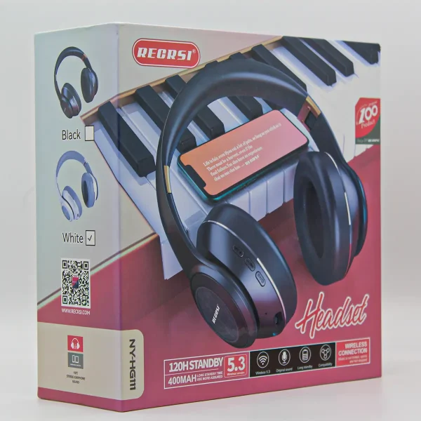 هدست بی‌سیم Recrsi مدل Ny-hg111 | هدست بلوتوثی با ۴۰۰mah باتری - تصویر 6
