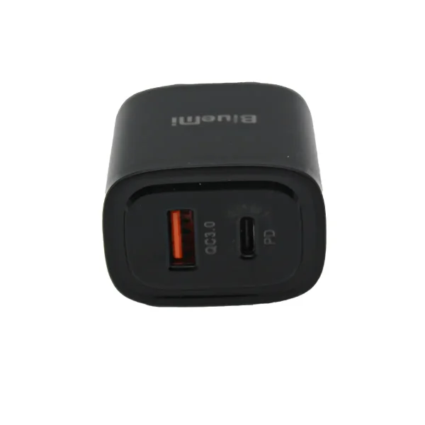 شارژر دیواری Bluemi مدل BM-301 | آداپتور ۲۵ وات با دو پورت USB-C و USB-A - تصویر 5